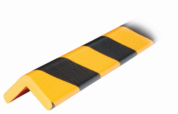 Profilo di protezione angolo, avviso e protezione Knuffi tipo H, giallo/nero, 5 metri, PH-10027