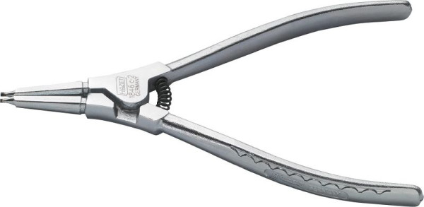Pinza per anelli di sicurezza Hazet, standard: DIN 5254 forma A, superficie: cromata, punta grigio acciaio, lunghezza: 225 mm, 1846C-3