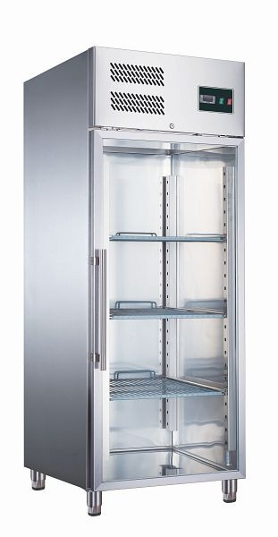 Congelatore Saro modello EGN 650 BTG con porta in vetro, 465-3022