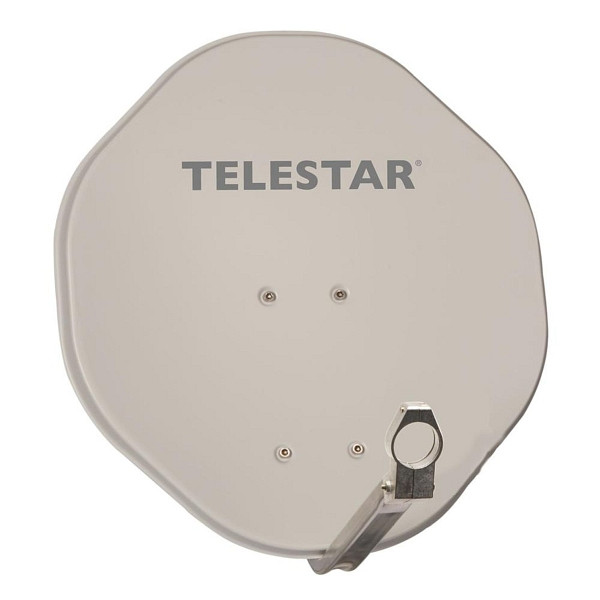 TELESTAR ALURAPID Parabola satellitare in alluminio da 45 cm con staffa, beige, 5109450-AB