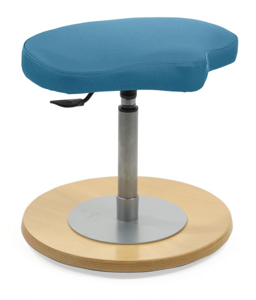 Mayer Sitzmöbel sgabello a pendolo per bambini con seduta ergonomica, azzurro, 1169_N_30322
