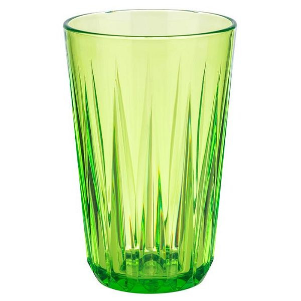 Bicchiere APS -CRYSTAL-, Ø 8 cm, altezza: 12,5 cm, Tritan, 0,3 litri, colore: verde, conf. da 48, 10535