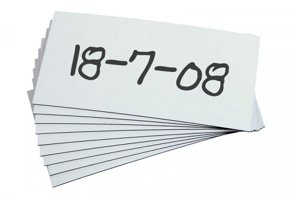 Protezione terminale magnetica Eichner, bianco, dimensioni: 50 x 100 mm, conf.: 100 pezzi, 9218-02363