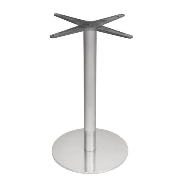 Base da tavolo rotonda Bolero in acciaio inossidabile alta 68 cm, GK992