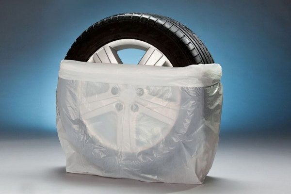 Borse per pneumatici Eichner su rotolo, bianche, dimensioni: 70 x 110 x 40 cm, 9219-00669