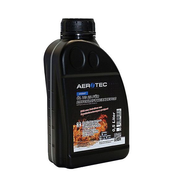 Olio AEROTEC VG 22 per utensili ad aria compressa, PU: 0,5 litri, 200647