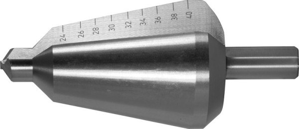 Punta a sbucciare in acciaio SW, HSS-G, 24-40 mm, sfusa, HSS di qualità industriale, 82403L