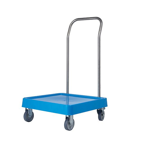 Carrello di trasporto Spülofant con maniglia di spinta per cesti lavaggio 50 × 50 cm, SK00015