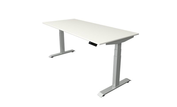 Tavolo sit-stand Kerkmann L 1800 x P 800 mm, regolabile elettricamente in altezza da 640-1290 mm, bianco, 10040710