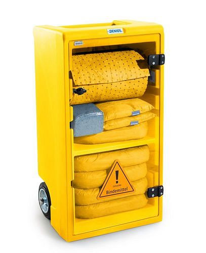 Set di emergenza mobile DENSORB, raccoglitore in giallo Caddy Small, speciale, 290-817