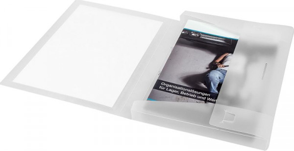 Scatola di raccolta Eichner PP con tasca frontale, trasparente, PU: 10 pezzi, 9218-00870