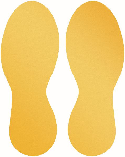 Forma del segnapavimento DURABLE: "piede", rimovibile, confezione da 10, 104704
