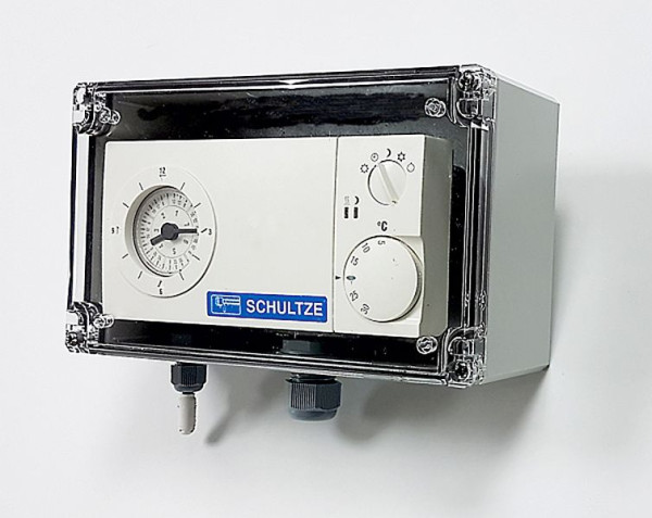 Schultze Easy 1-ECO, cronotermostato elettronico per ambienti umidi - classe di protezione IP67, 1-ECO