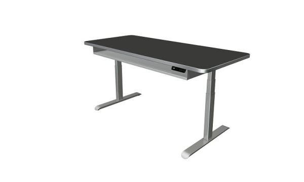 Tavolo in piedi/seduto Kerkmann Move 4 Premium, L 1800 x P 800 mm, regolabile elettricamente in altezza da 620-1270 mm, antracite, 10320513