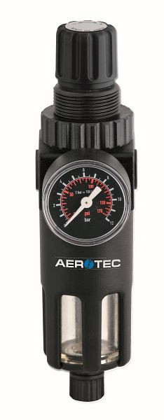 AEROTEC filtro regolatore di pressione 1/4&quot; riduttore di pressione compressore manometro, 2010212