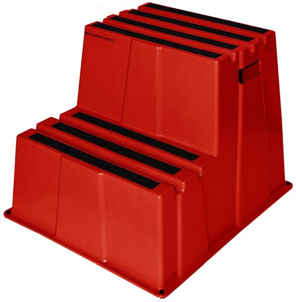 Twinco TWIN Heavy Duty Safety livello di sicurezza 2 gradini, rosso, 6700-4