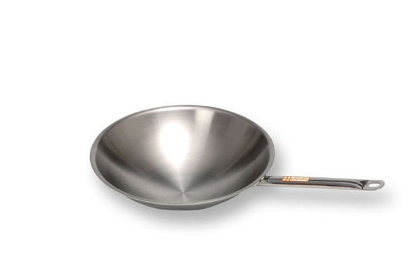 Padella wok Locher, acciaio inossidabile, 209203