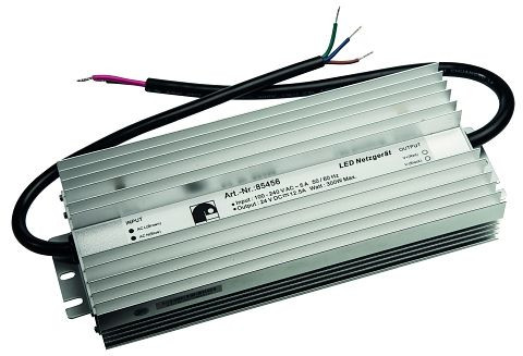 rutec alimentatore LED 24V 300W IP67 CON PFC ACTIV 100-240V AC, 85456