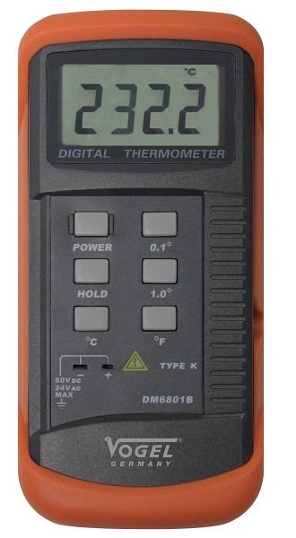 Termometro digitale elettronico Vogel Germany, -50 ~ +1.300 ° C, 640303