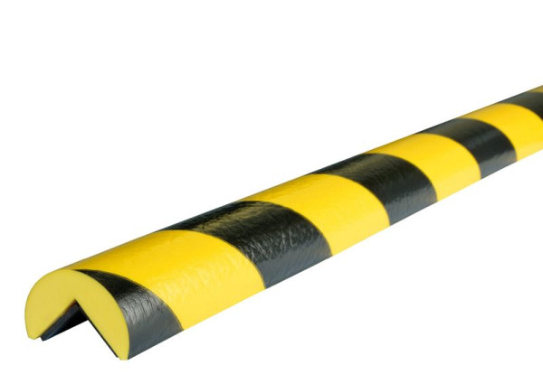 Profilo di protezione angolo, avviso e protezione Knuffi tipo A, giallo/nero, 5 metri, PA-10020