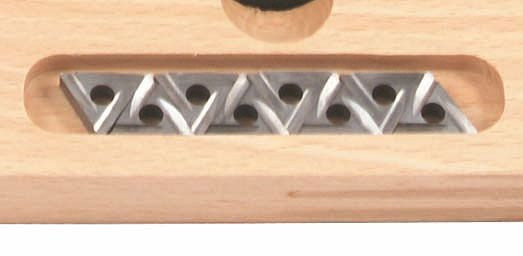 Inserto ELMAG per set DM 'Camlock', adatto da 16x16mm, forma triangolare 'destra - TIN/rivestito', 88223