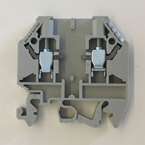 Portamorsetto ELMAG fino a 4mm², larghezza 6 mm, grigio, per diodo di blocco DIST-D / V0 per serie MBNA, 9503691