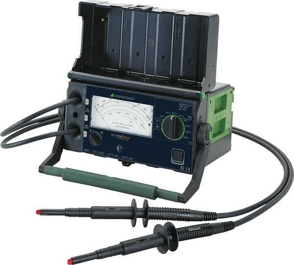 Tester di isolamento Gossen Metrawatt 5000 volt analogo a METRISO PRIME con funzionamento a batteria, M550T