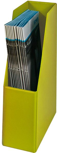 Raccoglitore per riviste in PVC Eichner, giallo, PU: 5 pezzi, 9302-02003