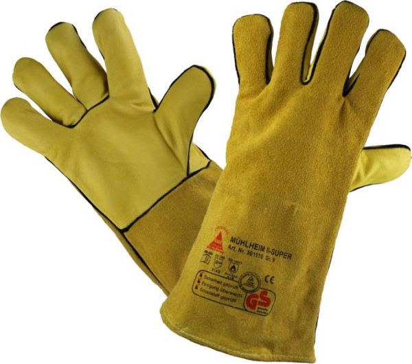 Hase Safety MÜHLHEIM-II-SUPER, guanti di sicurezza per saldatori, taglia: 11, UI: 6 paia, 301110-11