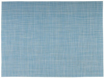 Tovaglietta APS, 45 x 33 cm, PVC, banda stretta, colore: azzurro, bianco, conf. da 6, 60041