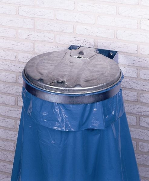 Staffa VAR, raccoglitore di rifiuti zincato con copertura in metallo zincato, 10911