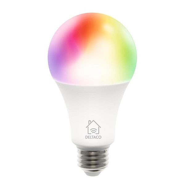 Lampadina LED DELTACO SMART HOME Smart E27, RGB 9 Watt, SH-LE27RGB