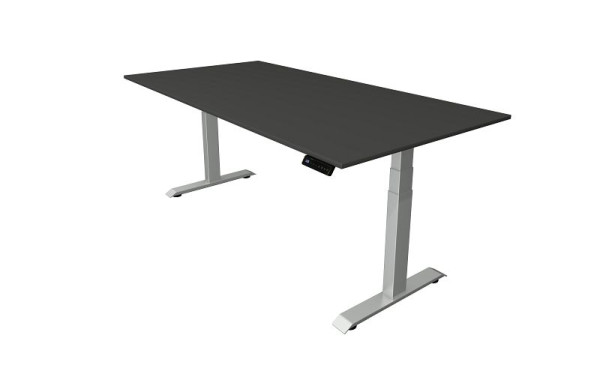 Tavolo sit-stand Kerkmann L 2000 x P 1000 mm, regolabile elettricamente in altezza da 640-1290 mm, antracite, 10040913