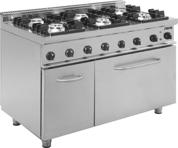 Cucina a gas Saro con forno elettrico modello E7/KUPG6LE, 423-1045