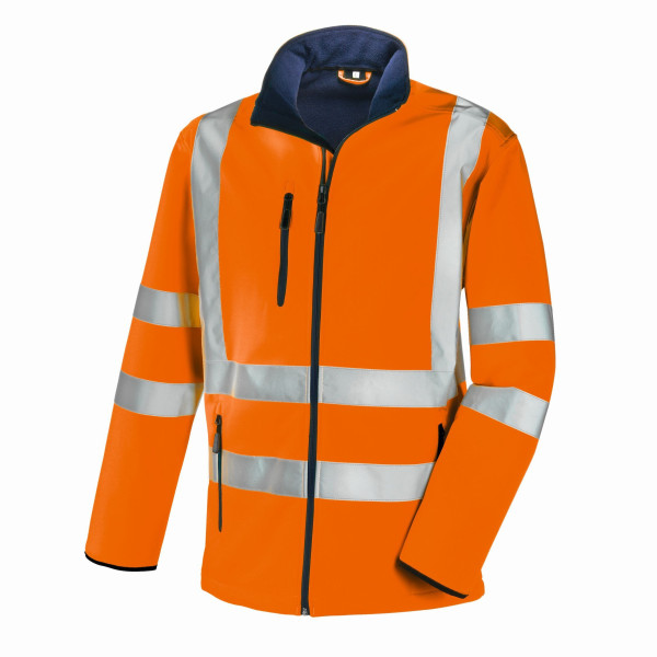 giacca softshell teXXor ad alta visibilità NIAGARA, arancione brillante, taglia: 3XL, conf. da 10, 4104-3XL