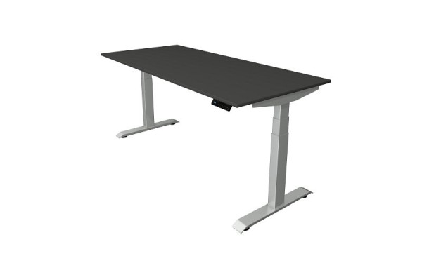 Tavolo sit-stand Kerkmann L 1800 x P 800 mm, regolabile elettricamente in altezza da 640-1290 mm, antracite, 10040713