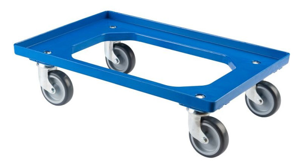 Rullo di trasporto a rulli BS per scatole 60x40 cm, blu, T.-ROLLER.1B