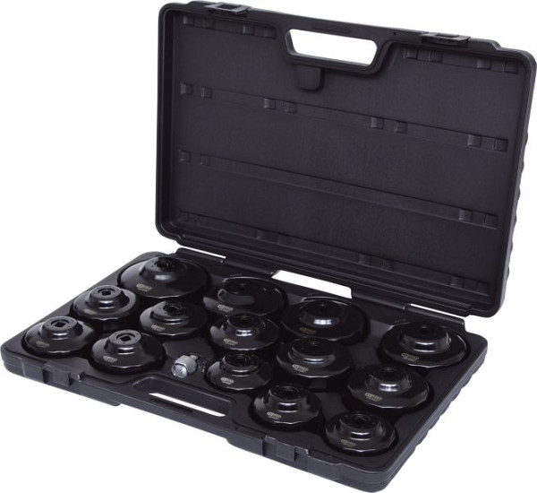 Set di chiavi per filtro olio KS Tools 3/8", 15 pezzi, 150.9320