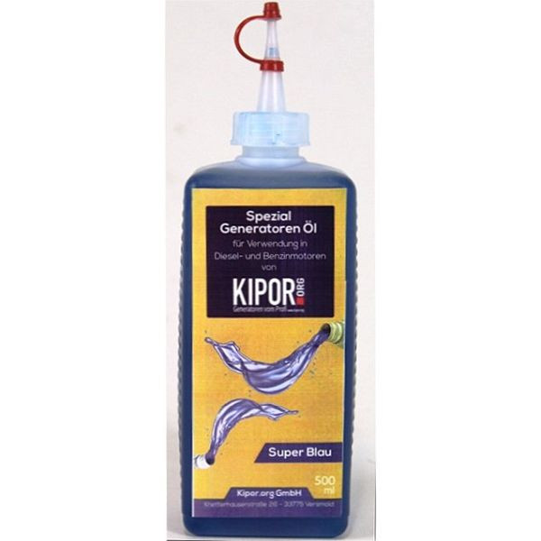 Olio speciale per generatori KIPOR 500 ml (Super Blue), 1001
