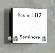 Cartello per porta/tavolo Kerkmann DIN A6, L 105 x H 148 mm, trasparente, 43695084