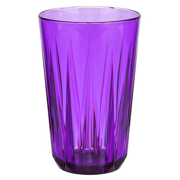 Bicchiere APS -CRYSTAL-, Ø 8 cm, altezza: 12,5 cm, Tritan, 0,3 litri, colore: viola, conf. da 48, 10529