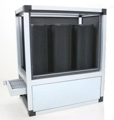 Centro di filtrazione AIRFAN per l'eliminazione degli odori, 67 kg, CF115