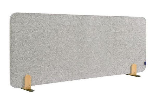 Legamaster ELEMENTS divisorio acustico per tavolo 60x160cm grigio calmo con 2 staffe, 7-209832