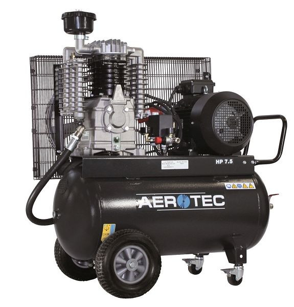 Compressore industriale a pistoni AEROTEC aria compressa 400V lubrificato ad olio, 690 l/min, mobile, 2 stadi, 2010190