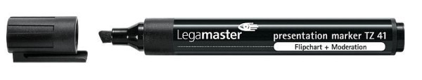 Pennarello per presentazioni Legamaster TZ41 nero, PU: 10 pezzi, 7-155001