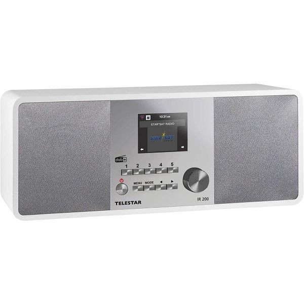 Radio digitale TELESTAR IR 200 Internet/DAB+, suono stereo, FM, WLAN, LAN, Aux-In, 5320303