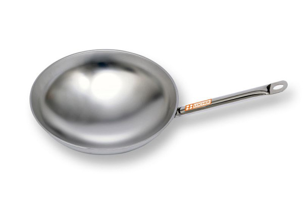 Padella wok Locher, acciaio inossidabile, extra leggera, 209204
