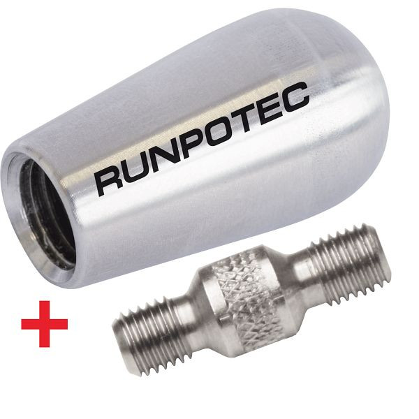Lampadina iniziale Runpotec, diametro 20 mm in acciaio inossidabile - filettatura RTG 12 mm, 20409