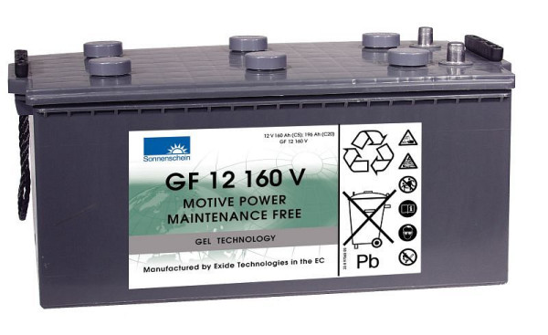 Batteria EXIDE GF 12160 V, trazione dryfit, assolutamente esente da manutenzione, 130100013