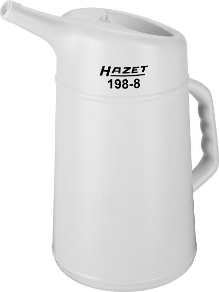 Misurino Hazet, per liquido dei freni, materiale: HDPE colore: bianco/trasparente, capacità: 5 l, 198-8